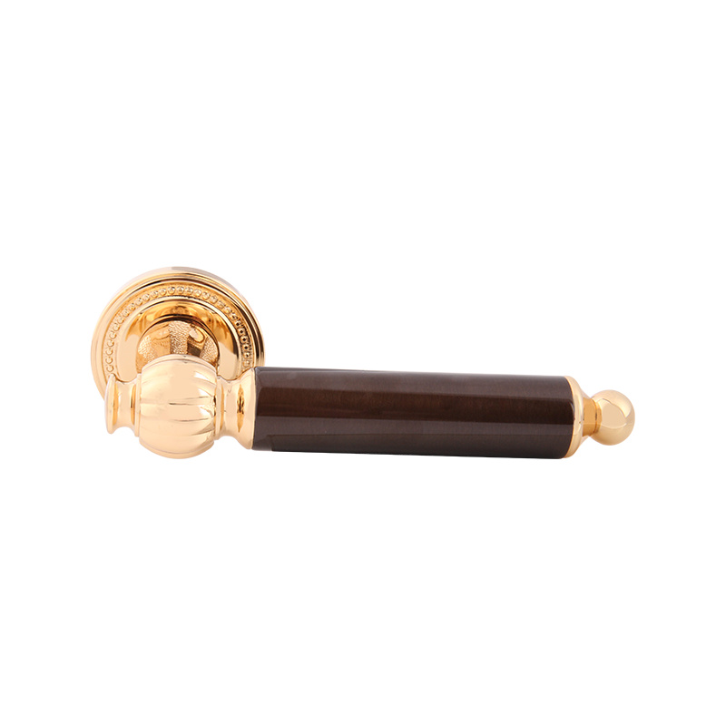 105-316 Nordic Copper 24K Real Gold -huoneen oven lukko
